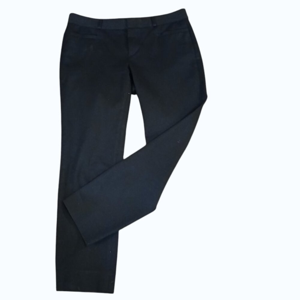 BANANA REPUBLIC Sloan Black Ankle Straight Leg Trousers - EUC - Picture 10 of 11